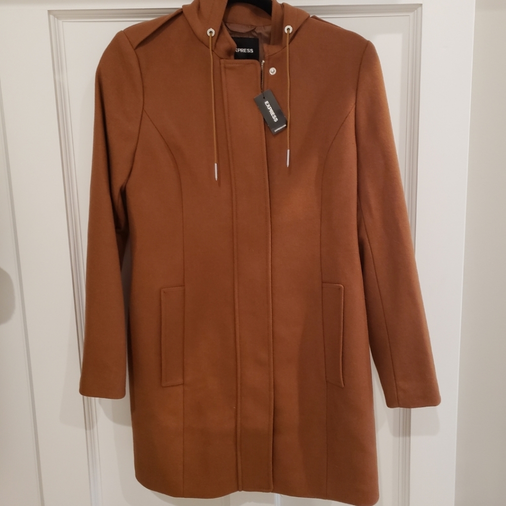 [NWT] Express Brown Peacoat